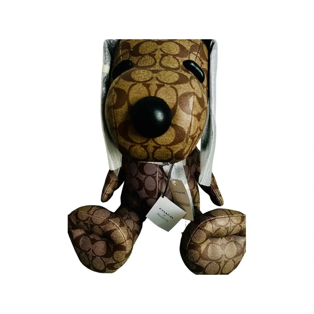 Coach X Peanuts Snoopy Collectible In Signature Canvas Plush Doll - Picture 3 of 11